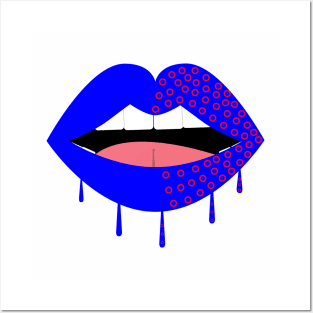 Drippy Fishman Donut Lips Posters and Art